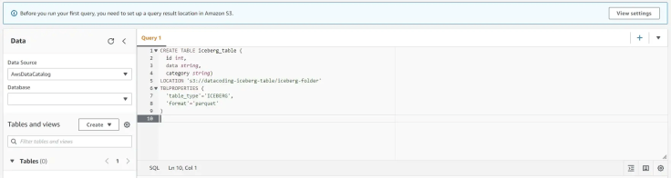 Getting Started with Apache Iceberg Tables Using AWS Glue Custom ...